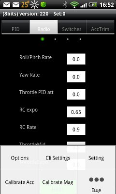 Naze32/Multiwii Configurator