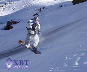 Прыжки сноубордистов 