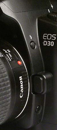 Кнопка визуальной оценки глубины резкости