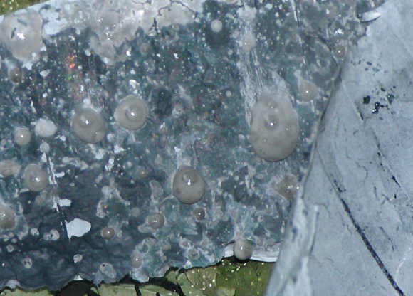 Первые капли на литиевом электроде