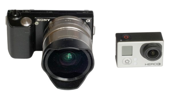Sony NEX 5 и GoPro HERO3: Black Edition