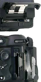 Отсеки для карт памяти CF